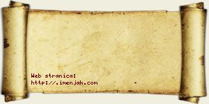 Gorica Pljakić vizit kartica